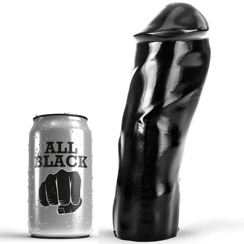 ALL BLACK - DILDO REALĂSTICO 20 CM