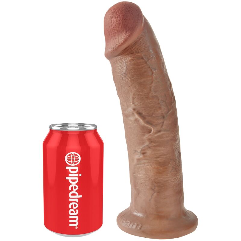 KING COCK - PENE REALĂSTICO 24 CM CARAMELO