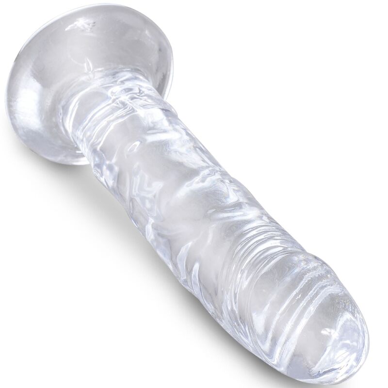 KING COCK - CLEAR PENE REALĂSTICO 15.5 CM TRANSPARENTE