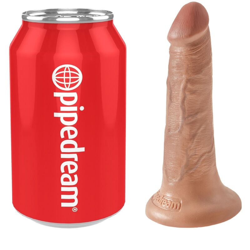 KING COCK - PENE REALĂSTICO 12 CM CARAMELO
