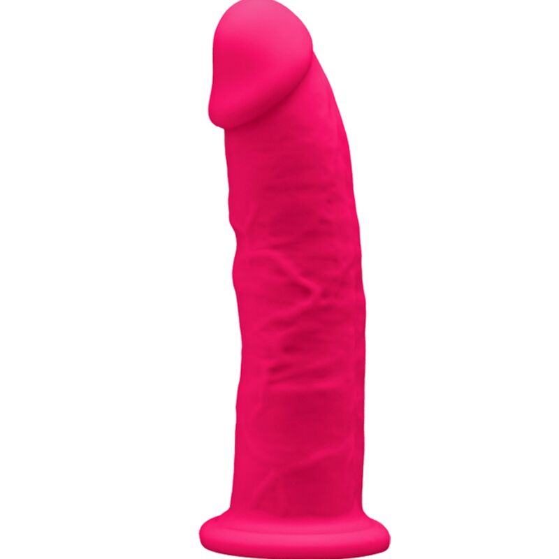 SILEXD - MODELO 2 PENE REALĂSTICO SILICONA PREMIUM SILEXPAN FUCSIA 15 CM