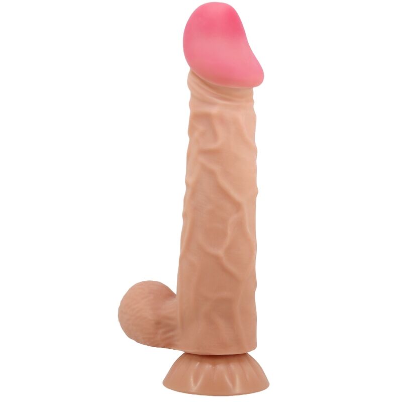 PRETTY LOVE - SLIDING SKIN SERIES DILDO REALĂSTICO CON VENTOSA PIEL DESLIZANTE 24 CM