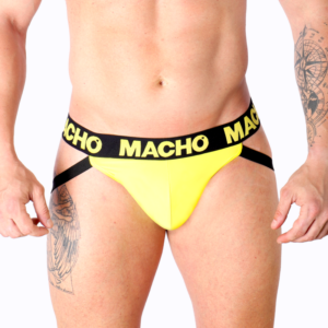 MACHO - MX25A JOCK AMARILLO LYCRA XL