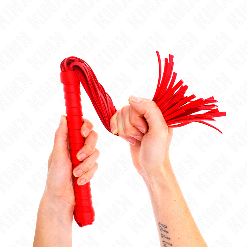 KINK - LĂTIGO CON MANGO TEXTURIZADO ROJO 48.5 CM