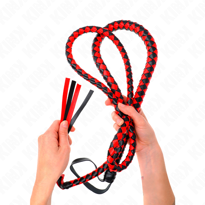 KINK - LĂTIGO DE SERPIENTE LARGO ROJO 210 CM