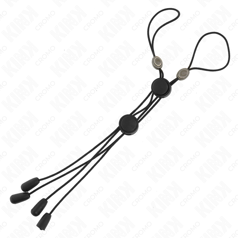KINK - PINZAS PARA PEZONES DETALLE NEGRO CON ELĂSTICO NEGRO