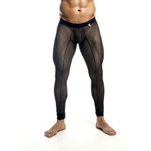 MOB - MEDIAS DE MALLAS TRANSPARENTES NEGRAS TALLA M