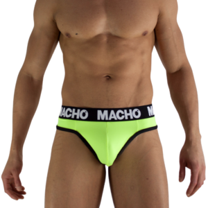MACHO - MTG001 TANGA AMARILLO FLUOR M