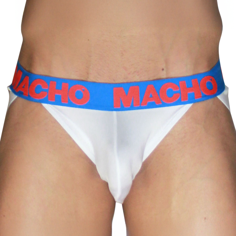 MACHO - MX29AZ JOCK BLANCO + AZULÓN L