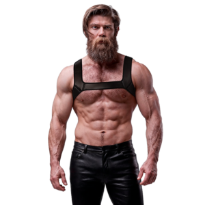 FETISH SUBMISSIVE ATTITUDE - ARNÉS NEOPRENO PECHO HOMBRE TALLA M